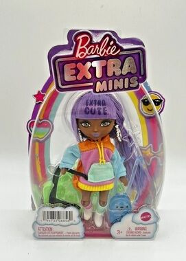 Barbie: Barbie Extra Minis - Extra Cute Color-Block Doll by Mattel Toys